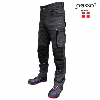 Kelnės pesso strech, pilkos