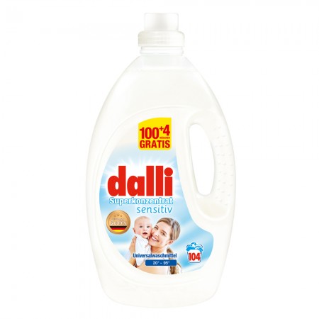dalli Sensitiv XL universalus skystas skalbiklis - superkoncentratas 3,65 l