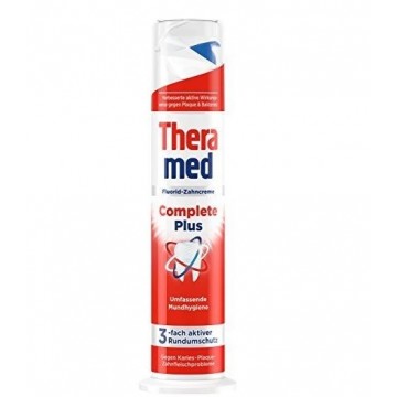 THERAMED complete plus dantų pasta su dozatoriumi 100 ml