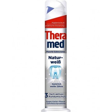 THERAMED Natur Weiss balinanti dantų pasta 100 ml