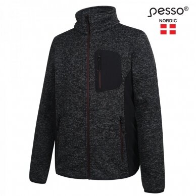 Džemperis Fleece Pesso FLORENCE, pilkas