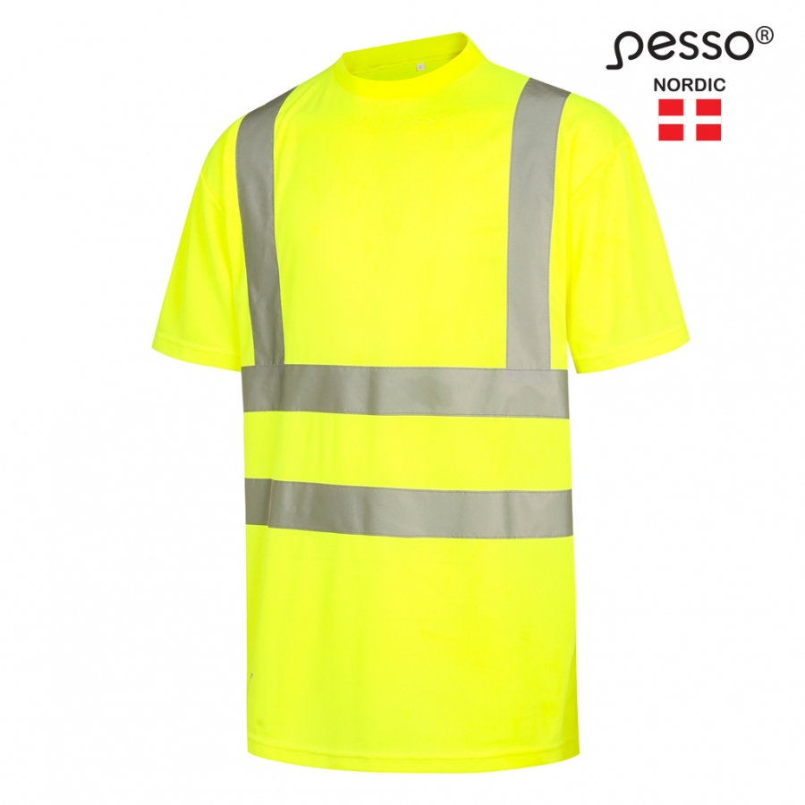 Marškinėliai Pesso Hi-vis, geltoni