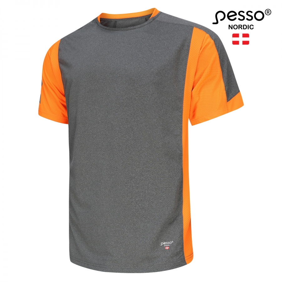Marškinėliai Pesso Hi-vis, oranžiniai