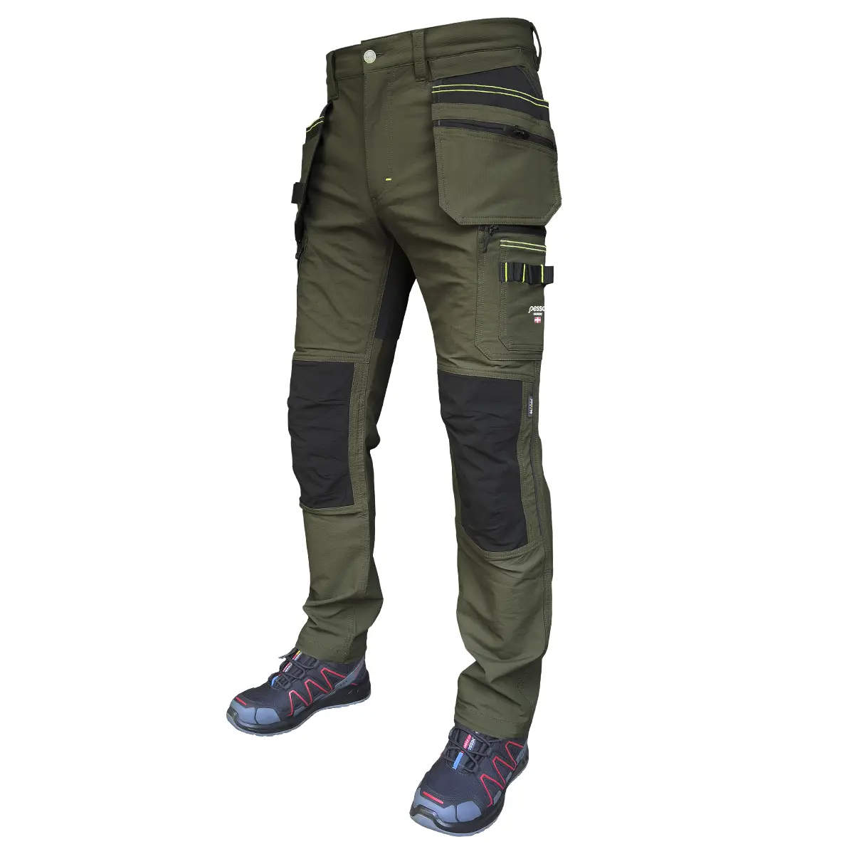 Darbo kelnės Pesso Jupiter Fit Slim, žalios
